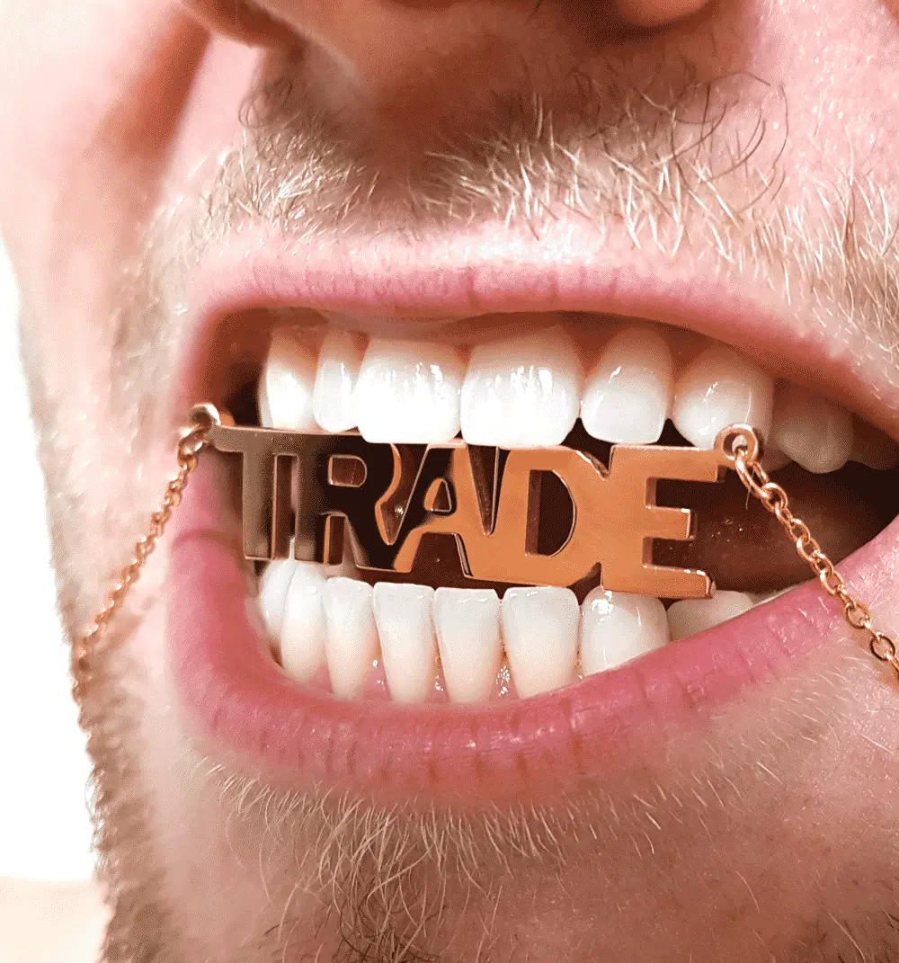 "TRADE" - 18kt Gold Plated - Image 3